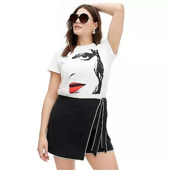 DVF for Target Women's Side Wrap Mini Skort - Picture 5 of 11